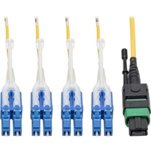 MTP/MPO (APC) to 8xLC SMF Fibe