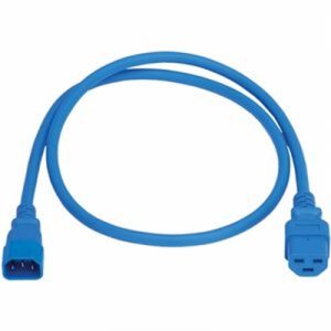 PWR CRD C14 TO C21 15A 3FT BLU