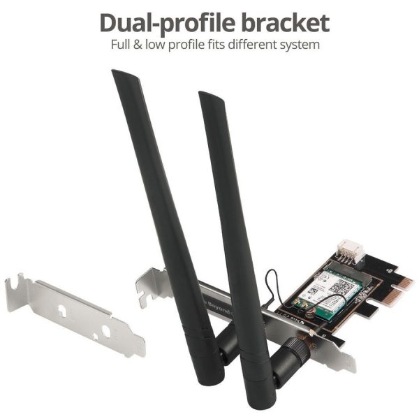 SIIG WiFi 6 Dual Band Ethernet PCIe Card - AX3000 - Image 6