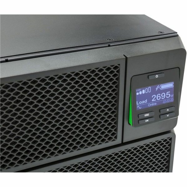 APC Smart-UPS On-Line, 5.4kVA, Rackmount 3U, 208V, 2x L6-20R+2x L6-30R NEMA outlets, Network Card+SmartSlot, Extended runtime, W/ rail kit - Image 5