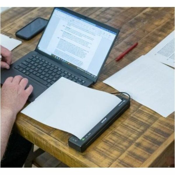 Brother PocketJet 8 Direct Thermal Printer - Portable - Plain Paper Print - USB - USB Host - Bluetooth - Wireless LAN - Image 4