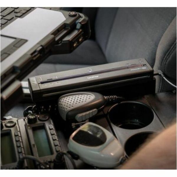 Brother PocketJet 8 Direct Thermal Printer - Portable - Plain Paper Print - USB - USB Host - Bluetooth - Wireless LAN - Image 5