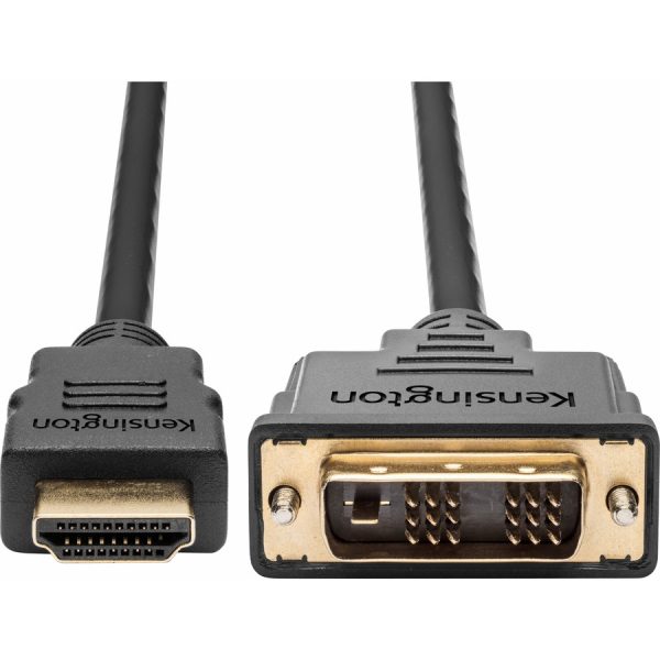 Kensington HDMI (M) to DVI-D (M) Passive Bi-Directional Cable, 6ft - Image 2