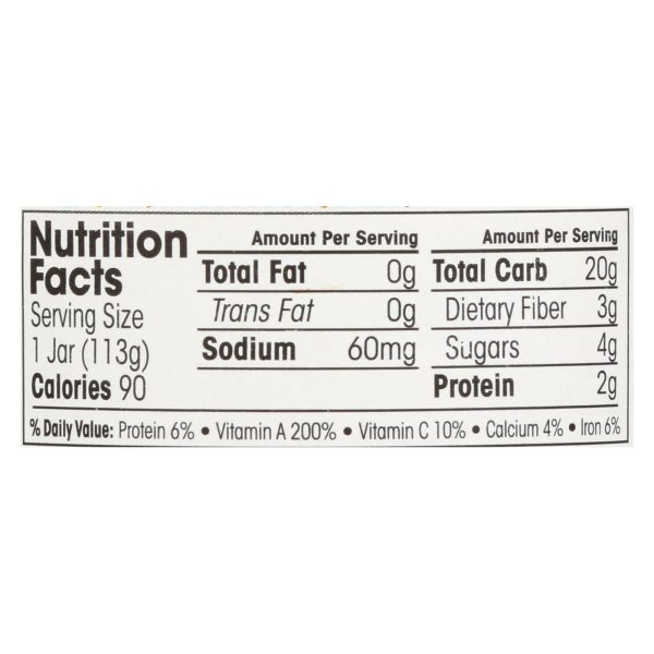 Earth's Best - Stage 2 Sweet Potatoes - Case of 10-4 OZ - Image 2