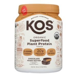 Kos - Plant Protein Chocolate Peanutbutter - 1 Each - 20.56 OZ