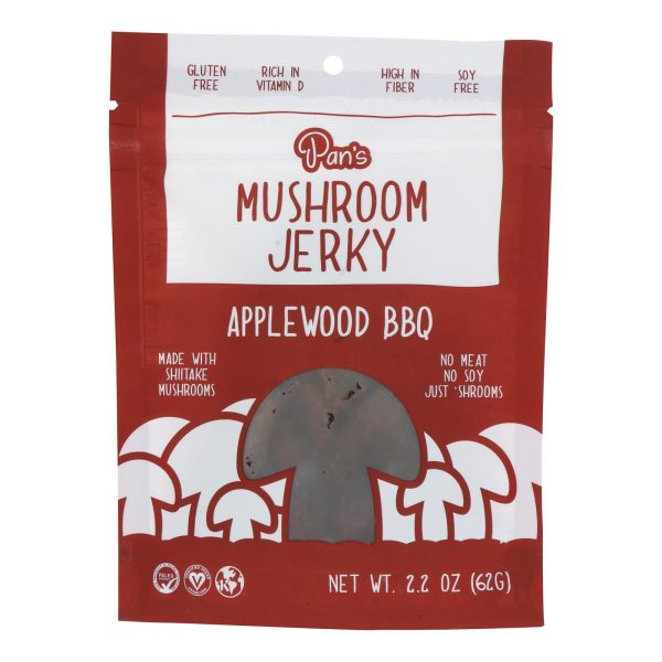 Pan's - Mushroom Jerky Aplwd Bbq - Case of 6-2.2 OZ - Image 2