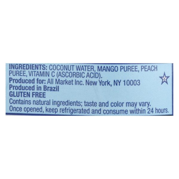 Vita Coco Coconut Water - Peach and Mango - Case of 12 - 500 ml - Image 2