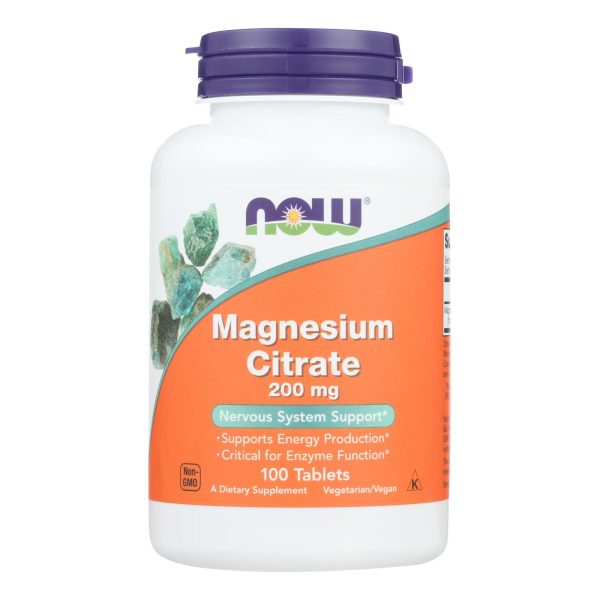 Now Foods - Magnesium Citrate - 1 Each-100 TAB - Image 2