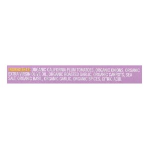 Sonoma Gourmet Organic Pasta Sauce - Roasted Garlic - Case of 6 - 25 oz.