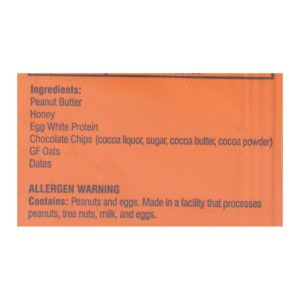 Kize Concepts - Energy Bar Raw Peanut Butter Chocolate Chip - Case of 10-1.5oz
