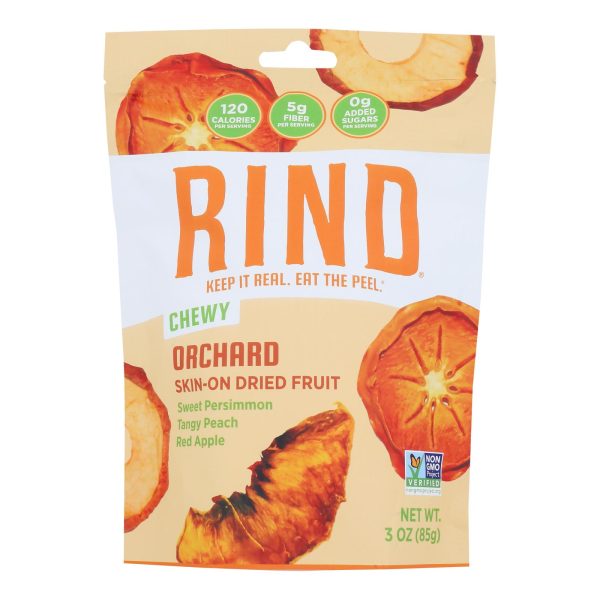 Rind Snacks - Dried Fruit Blend Orchard - Case of 12 - 3 OZ