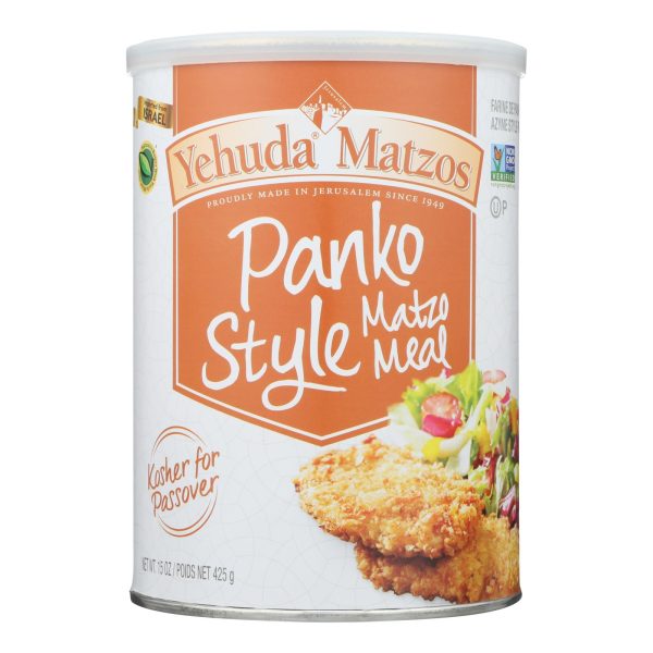 Yehuda Matzo Meal - Panko Style - Case of 12 - 15 oz - Image 3