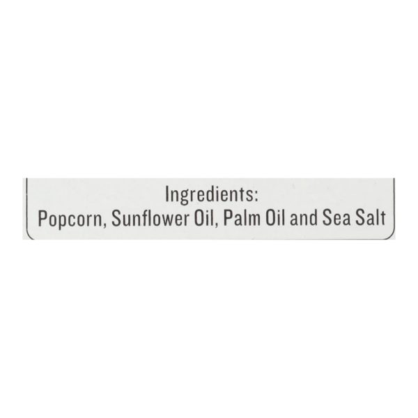 Skinnypop Popcorn - Popcorn Micro Sea Salt 3pk - Case of 12 - 3/2.8 OZ - Image 3