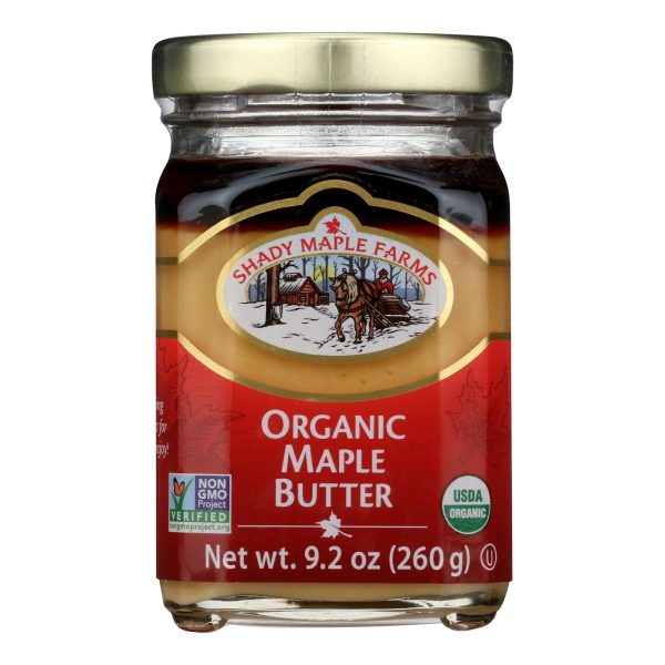 Shady Maple Farms 100 Percent Pure Organic Maple Butter - Case of 8 - 9.2 oz. - Image 2
