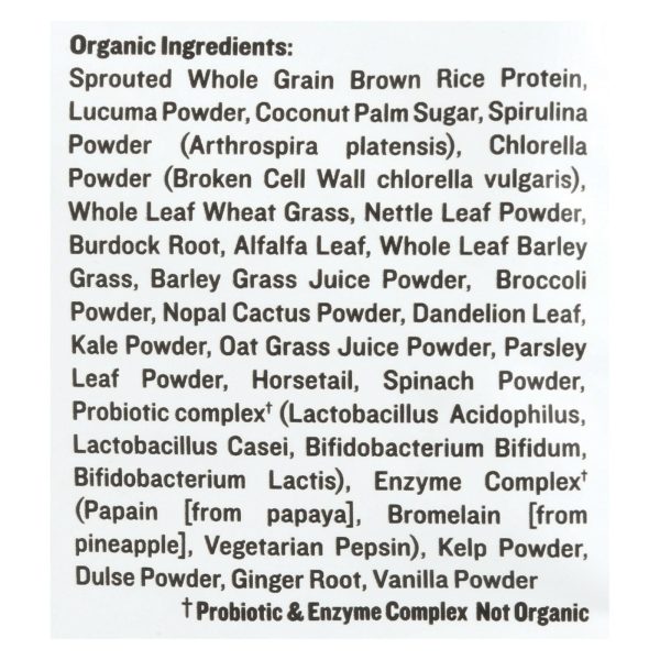Sunfood - Supergreens Protein - 1 Each-8 OZ - Image 2