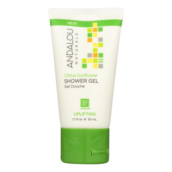 Andalou Naturals Shower Gel Citrus Sunflower - Case of 6 - 1.7 fl oz. - Image 2