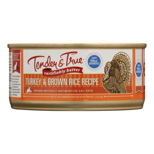 Tender & True Cat Food Turkey And Brown Rice - Case of 24 - 5.5 OZ - Image 3