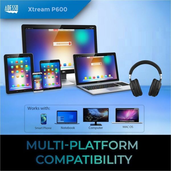 Xtream P600 - Bluetooth active noise cancellation headphone with built in microphone - Image 4