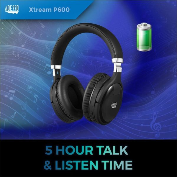 Xtream P600 - Bluetooth active noise cancellation headphone with built in microphone - Image 5