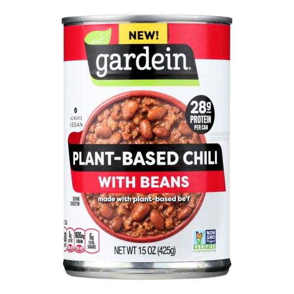 Gardein - Chili Plnt Bsd Wth Beans - Case of 12-15 OZ - Image 2