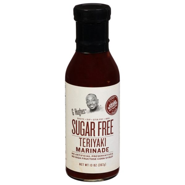 G Hughes - Marinade Teriyaki Original Sugar Free - Case of 6 - 13 OZ - Image 2
