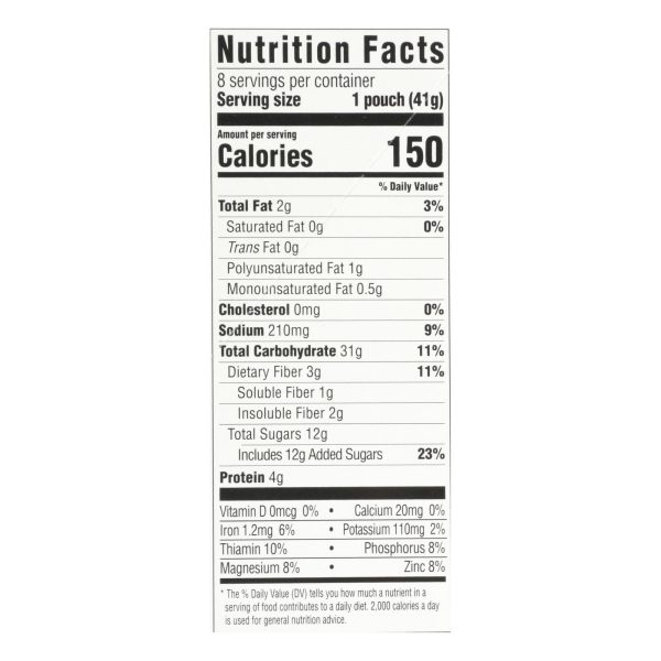 Better Oats Organic Instant Multigrain Hot Cereal - Maple Brown Sugar - Case of 6 - 11.6 oz. - Image 2