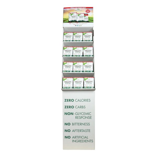 Sweet Leaf - Sweetener - Organic - Stevia - Case of 48 - 35 count