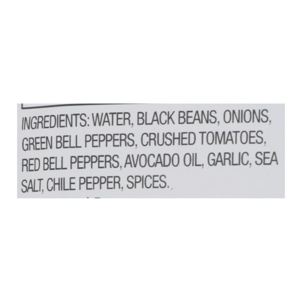 A Dozen Cousins - Black Beans Refried - Case of 6-10 OZ