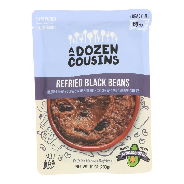 A Dozen Cousins - Black Beans Refried - Case of 6-10 OZ - Image 3