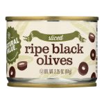 Natural Value, Ripe Sliced Black Olives - Case of 24 - 2.5 OZ