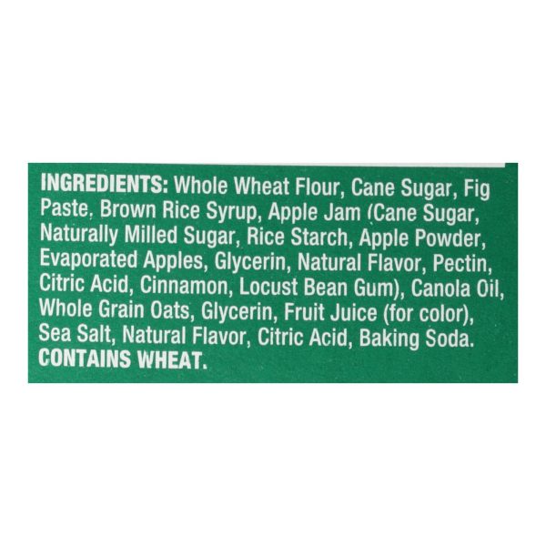 Nature's Bakery Stone Ground Whole Wheat Fig Bar - Apple Cinnamon - Case of 6 - 2 oz. - Image 2