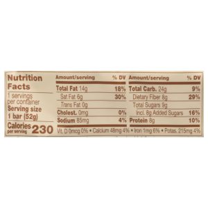 Over Easy - Breakfast Bar Toasted Coconut - Case of 12-1.8 OZ