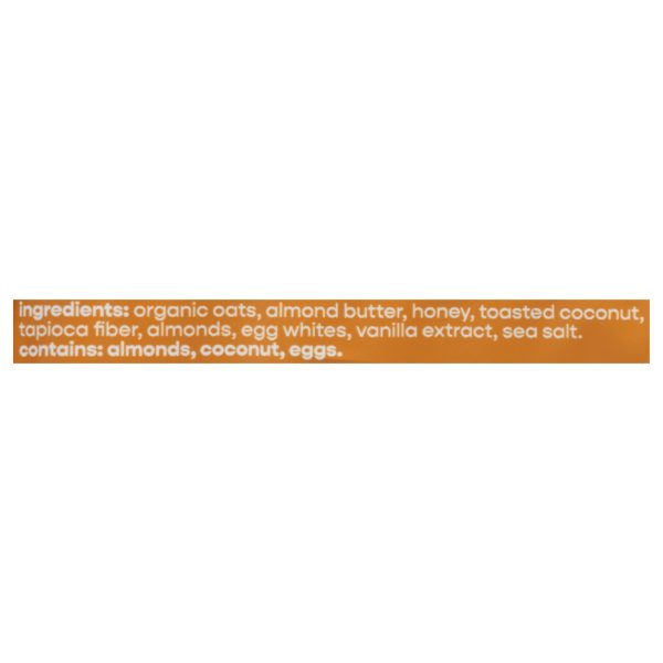 Over Easy - Breakfast Bar Toasted Coconut - Case of 12-1.8 OZ - Image 3