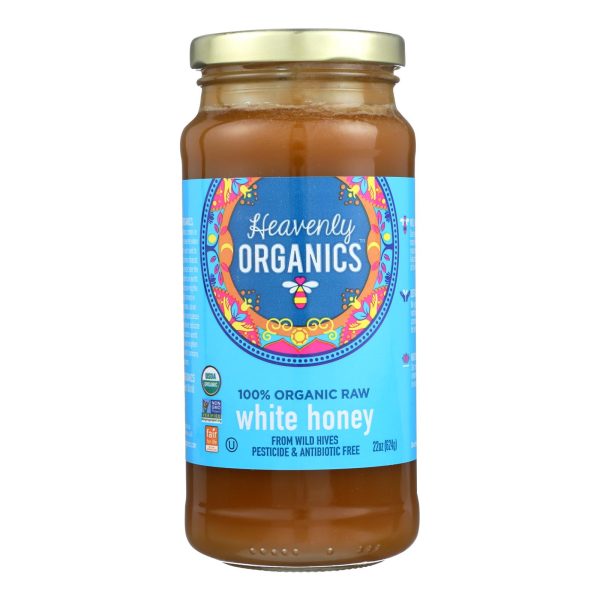 Heavenly Organics Honey - White - Case of 6 - 22 oz. - Image 3