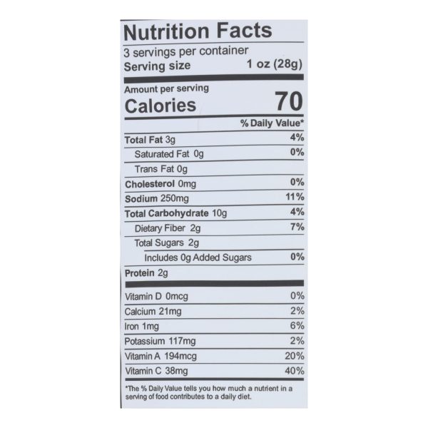 Brad's Plant Based - Raw Chips - Cheddar - Case of 12 - 3 oz. - Image 3
