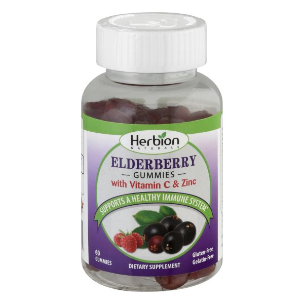 Herbion Naturals - Gummies Elderberry - 1 Each-60 CT - Image 2