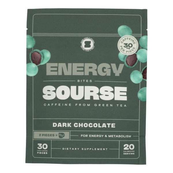 Sourse - Energy Bite Vitamin Infused Chocolate - Case of 6-2.2 OZ - Image 2