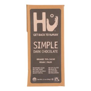 Hu - Dark Chocolate Bar Simple - Case of 12-2.1 OZ