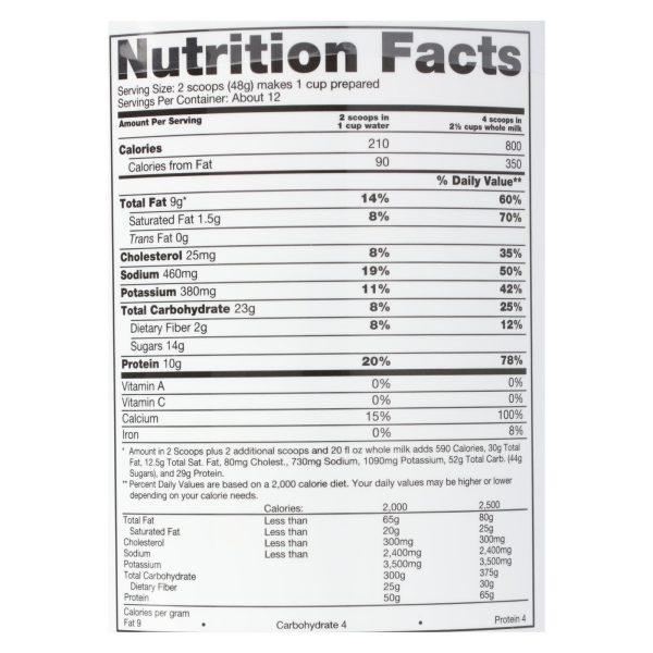 Naturade - Weight Gain - Chocolate - 20.3 OZ - Image 3