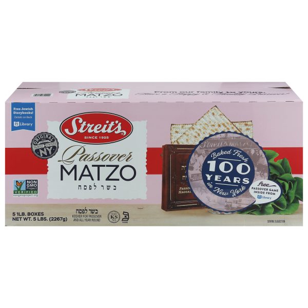 Streit's - Matzo Kosher for Passover - Case of 6 - 5 LB - Image 3