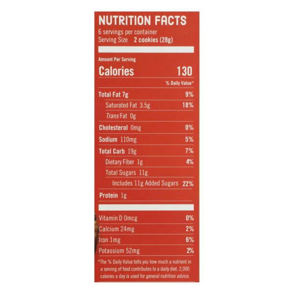 Cybel's Free To Eat Chocolate Chip Cookies - Case of 6 - 6 oz. - Image 3