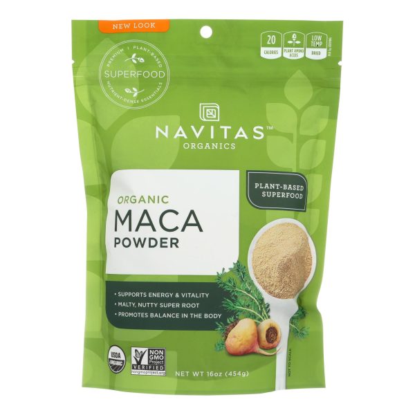 Navitas Naturals 100% Organic Maca Powder - Case of 6 - 16 oz - Image 3