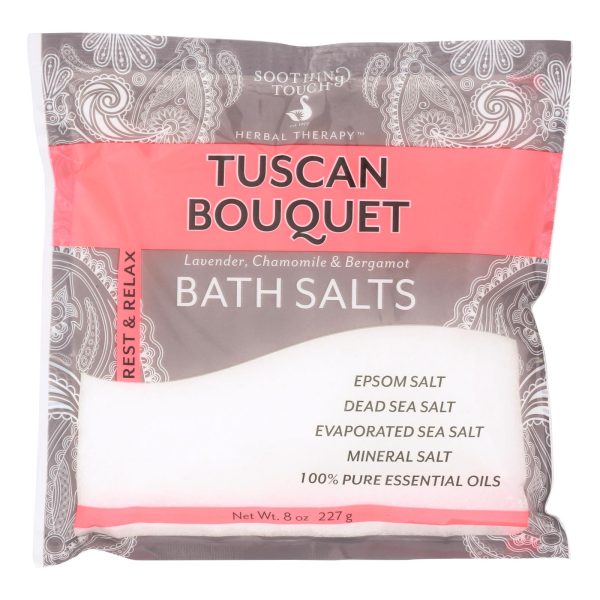 Soothing Touch Bath Salts - Tuscan Bouquet - Case of 6 - 8 oz - Image 2