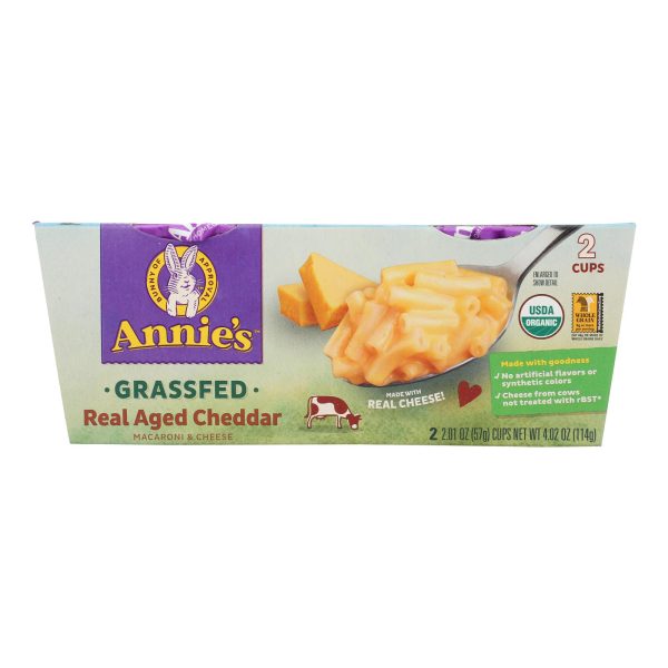 Annie's Homegrown Macaroni and Cheesee Cup - Organic - Gluten Free - Micro - Case of 6 - 4.02 oz - Image 3