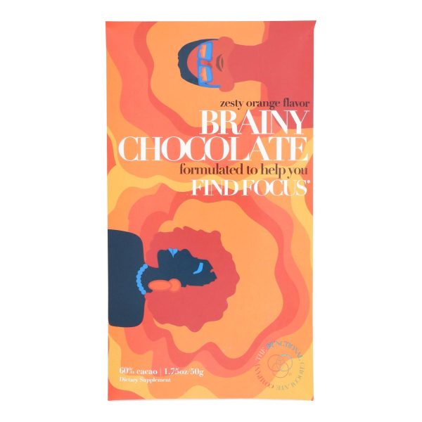 The Functional Chocolate Co - Chocolate Bar Brainy - Case of 12-1.75 OZ - Image 2