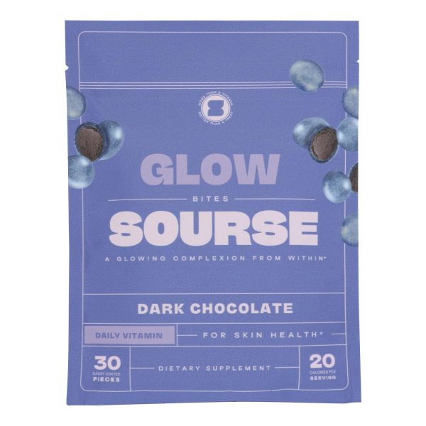 Sourse - Glow Bites Vitamin Infused Chocolate - Case of 6-2.2 OZ