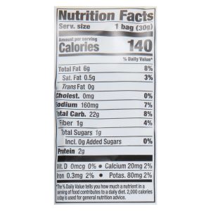Lundberg Family Farms - Rice Cakes Mini White Cheddar - Case of 24 - 1 OZ
