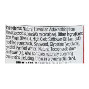 Nutrex Hawaii BioAstin - Hawaiian Astaxanthin - Vegetarian - 4 mg - 120 Vegetarian Gelcaps