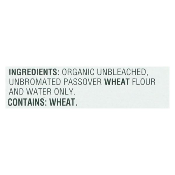 Manischewitz - Organic Matzo - Case of 12 - 10 oz - Image 2