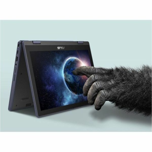 Asus BR1204F BR1204FGA-YS14T-S 12.2" Touchscreen Rugged Convertible 2 in 1 Notebook - WUXGA - Intel N-Series N100 - 4 GB - Mineral Gray - Image 4
